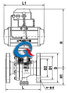 氣動調(diào)節(jié)球閥(固定式閥體)