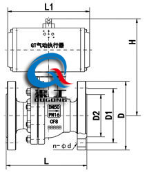 氣動襯氟球閥 配GT執(zhí)行器