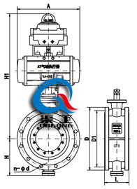 氣動防爆蝶閥 (法蘭式)
