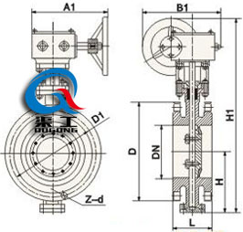 D343H雙向金屬硬密封蝶閥 （法蘭式）